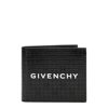 GIVENCHY 4G BLACK MONOGRAMMED LEATHER WALLET