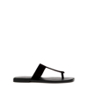 A.EMERY X MATTEAU THE RHODES BLACK SUEDE THONG SANDALS