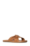 Paige Dana Twist Slide Sandal In Toffee