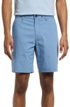 Rag & Bone Perry Paperweight Flat Front Chino Shorts In Faded Blue