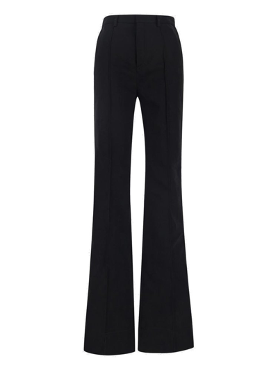 Saint Laurent High-rise Flared Jeans In Black