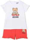 MOSCHINO TOY LOGO-PRINT SHORT SET