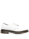 Dr. Martens Contrasting-stitch Detail Derby Shoes In White