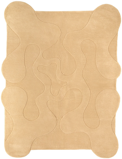 Mush Studios Off-white Large Oops Rug In Beige