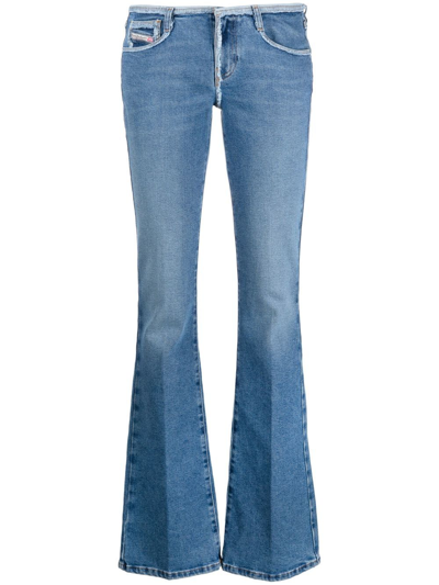 Diesel D-ebbey-sp Bootcut Jeans In Blue