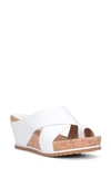 Donald Pliner Sisu Wedge Sandal In White