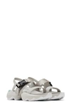 Sorel Kinetic Impact Slingback Sandal In Grey Multi