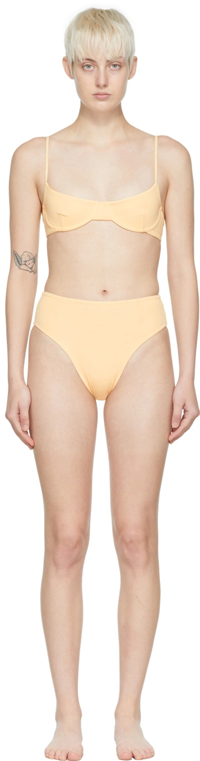 Haight Yellow Ligia & Highleg Hotpants Bikini In 0279 Moon Light
