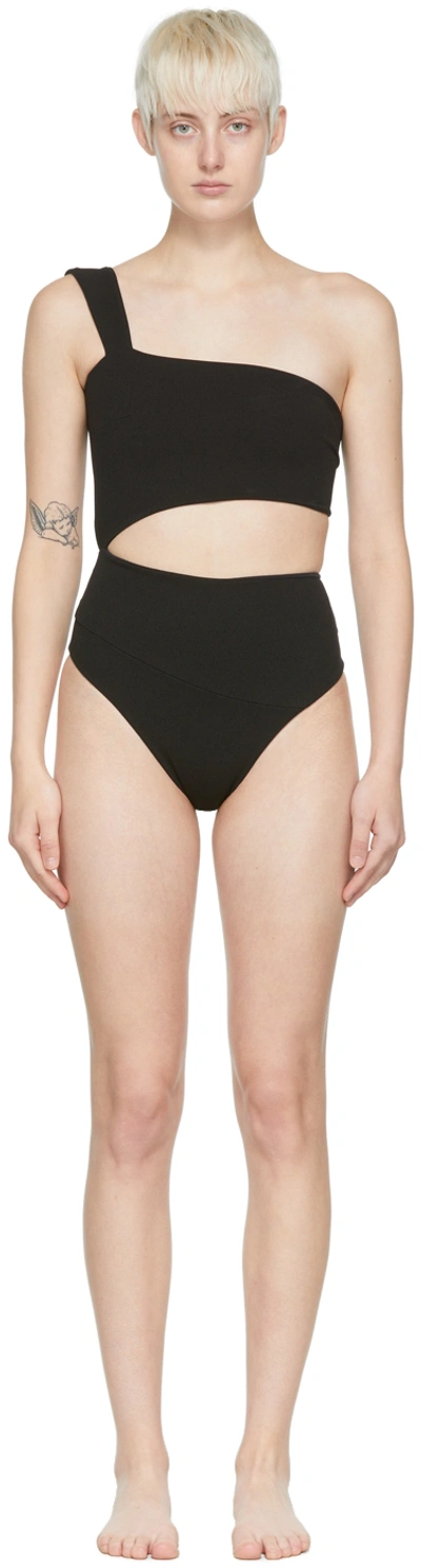 Haight Black Lu One-piece Swimsuit In 001 Black