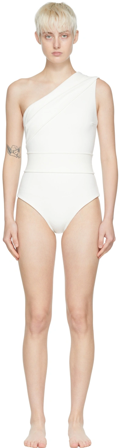 Haight White Maria One-piece Swimsuit In 0014 White