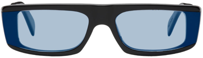 Retrosuperfuture Black Issimo Sunglasses In Black Celeste