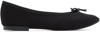 Repetto Ssense Exclusive Black Flora Ballerina Flats In 410 Black