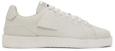 Clarks Originals White Tor Match Sneakers In White Leather