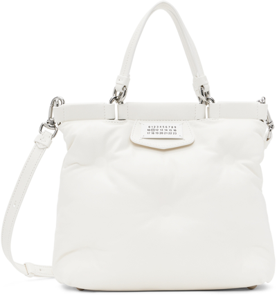 Maison Margiela White Mini Glam Slam Tote Bag