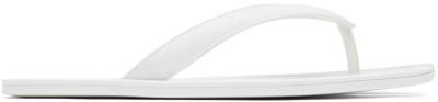 Maison Margiela Thong-strap Slip-on Slides In Off_white