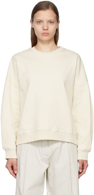 Caes Off-white Organic Cotton Sweatshirt In Ivory