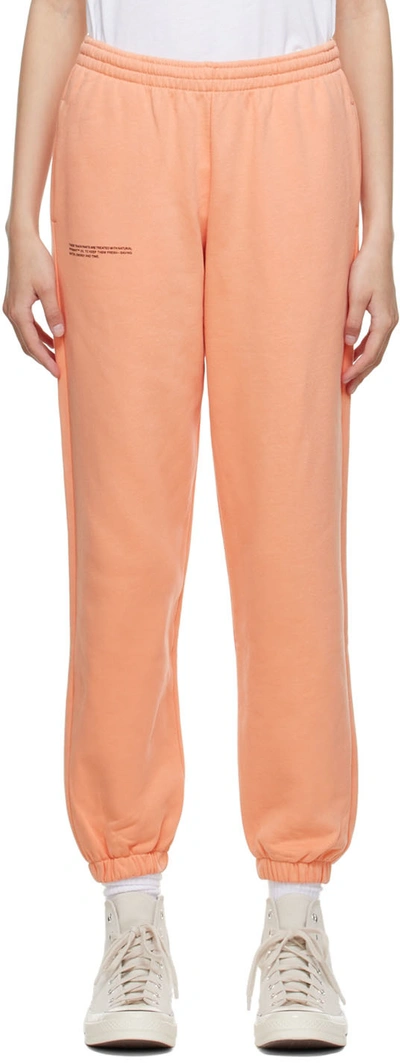 Pangaia Orange Organic Cotton Lounge Pants In Peach Perfect