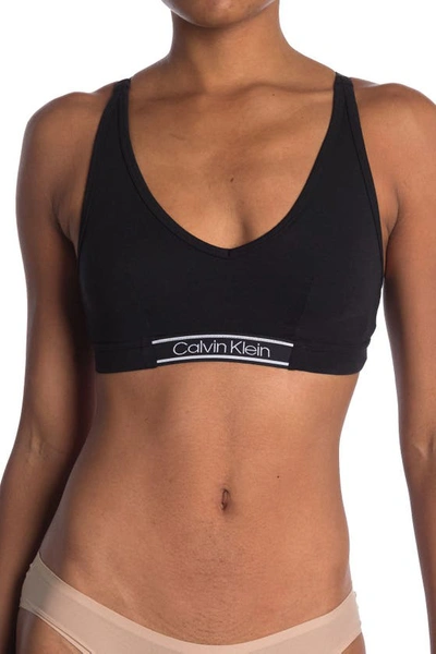 Calvin Klein Comfort Bralette In Black