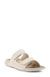 Ecco Cozmo 2 Slide Sandal In Limestone