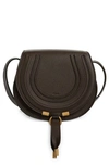Chloé Chloe Marcie Small Leather Shoulder Bag In Bold Brown
