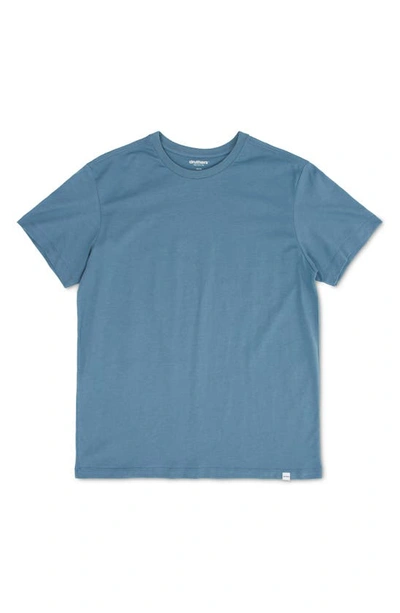 Druthers Organic Cotton T-shirt In Blue