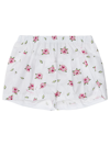 Monnalisa Shorts St.fantasia Popeline St.roselline In White