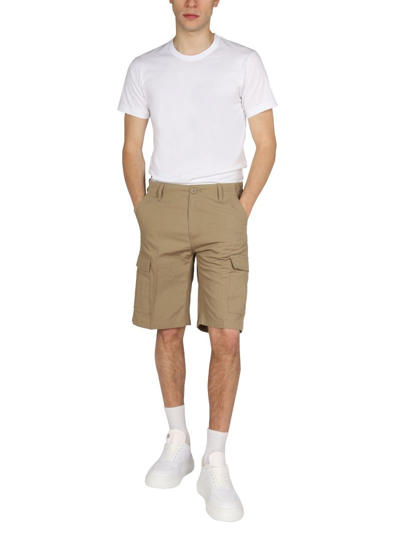 Carhartt Mens Beige Cotton Shorts