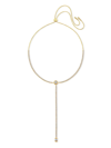 SARA WEINSTOCK 18KT YELLOW GOLD LEELA BOLO LARIAT NECKLACE