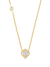 SARA WEINSTOCK 18KT YELLOW GOLD LEELA PETITE DIAMOND NECKLACE