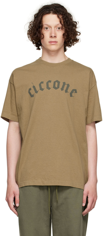 Flagstuff Ciccone Cotton Graphic Tee In Sand