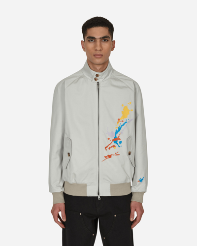 Baracuta Paint Splatter Bomber Jacket In Multicolor
