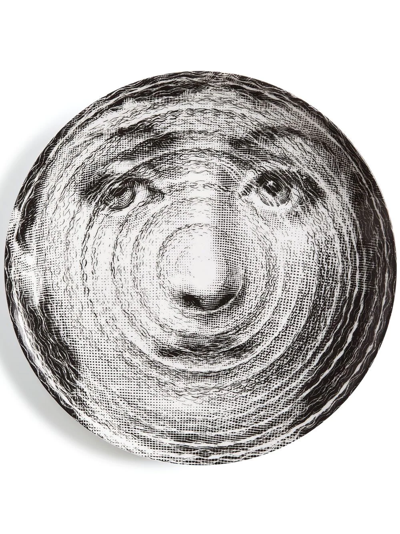 Fornasetti Tema E Variazioni N.188 Wall Plate In White