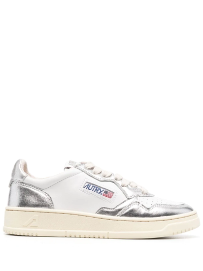 Autry Medalist Low-top Sneakers In Metallic