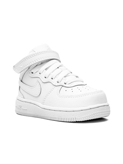 Nike Kids' Air Force 1 Mid Sneakers In White