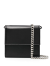 MM6 MAISON MARGIELA LEATHER CHAIN-ON-WALLET
