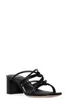 Paige Vivian Nappa Heeled Sandal In Black