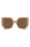 Marc Jacobs Geometric Sunglasses In Tan