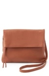 Hobo Draft Leather Crossbody Bag In Cashew