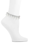 Vidakush Pearlette Anklet In Silver