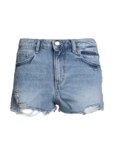 Icon Denim Sam Shorts In Cotton Denim In Blue