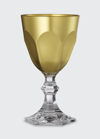 Mario Luca Giusti Dolce Vita Wine Glasses, Set Of 6 In Gold
