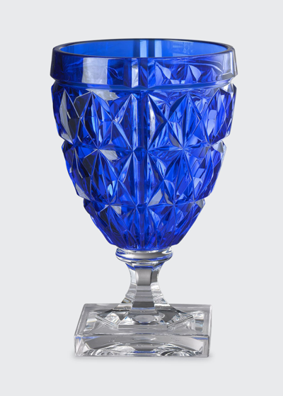 Mario Luca Giusti Stella Wine Glasses, Set Of 6 In Blue