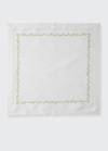 Nomi K Gold Wave Embroidered Napkin
