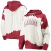Gameday Couture Women's  White, Crimson Distressed Alabama Crimson Distressed Tide For The Fun Double In White