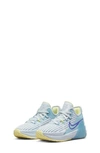 Nike Lebron Witness 6 Little Kids' Shoes In Aura,worn Blue,citron Tint,psychic Purple