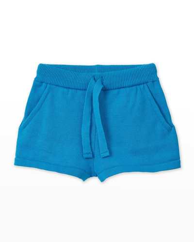 Vild - House Of Little Kid's Cotton Shorts In Blue