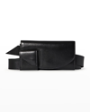 The Row Horizontal Belt Bag In Calf Leather