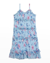 Flowers By Zoe Kids' Girl's Floral Smock Dress In Bpbgc-400-big Ros