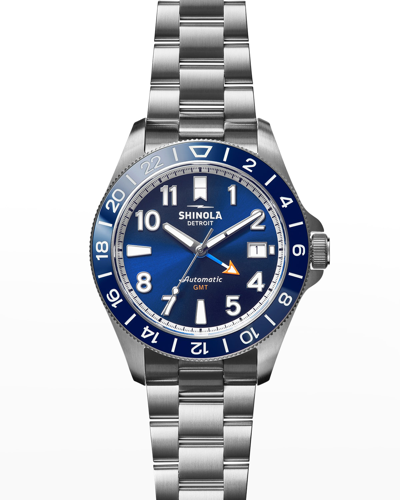 Shinola Monster Automatic Watch In Blue