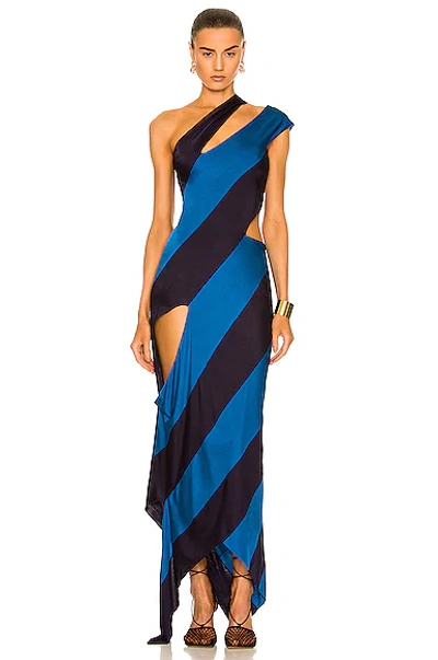 blue and black jersey dress MICHELLE RHEE Sera Draped Jersey Dress Black